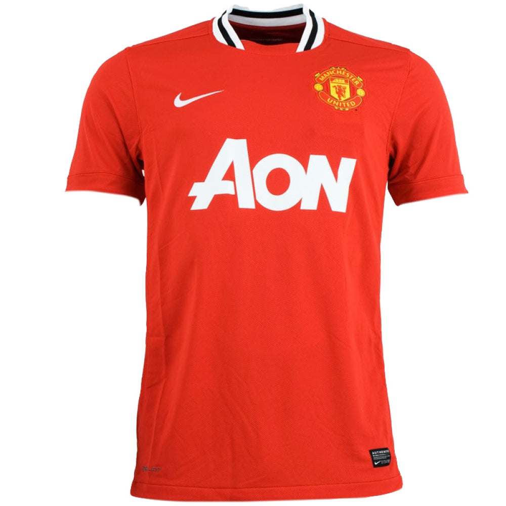Manchester United 2011-12 Home Shirt (XL) (Kompany 4) (Excellent)_2
