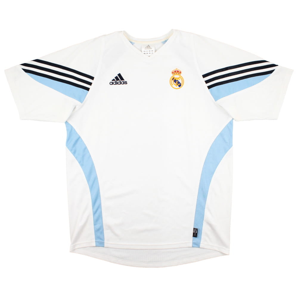 Real Madrid 2003-04 Adidas Training Shirt (L) (ZIDANE 5) (Excellent)_2