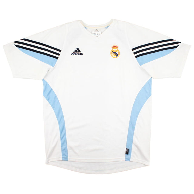 Real Madrid 2003-04 Adidas Training Shirt (L) (MARCELO 12) (Excellent)_2