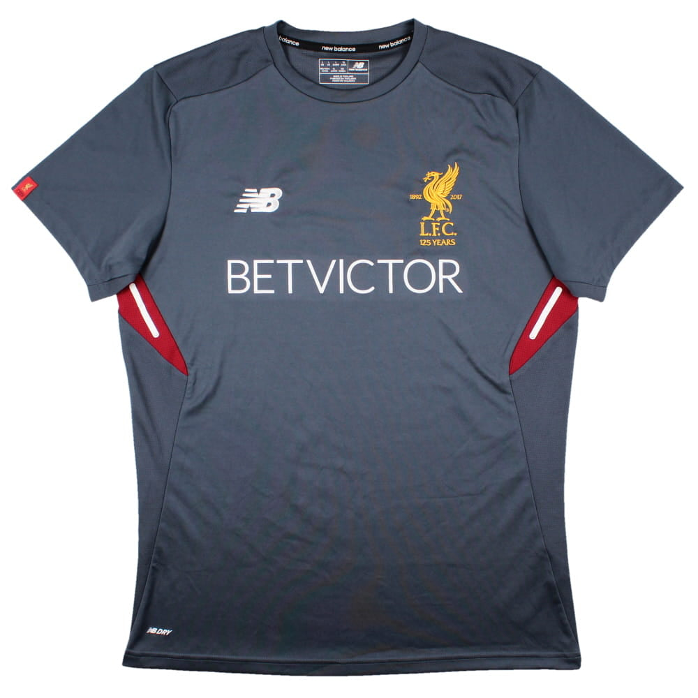 Liverpool 2017-18 New Balance Training Shirt (L) (Your Name 10) (Excellent)_2