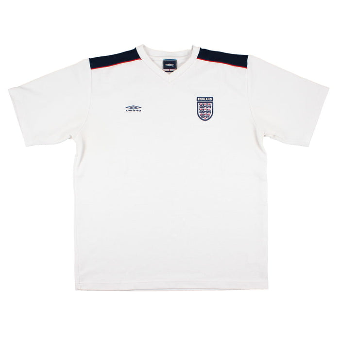 England 1999-2001 Umbro Training Shirt (L) (Very Good)