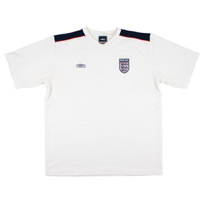 England 1999-2001 Umbro Training Shirt (L) (Phillips 20) (Excellent)_2