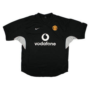 Manchester United 2002-03 Nike Training Shirt (L) (Scholes 18) (Good)_2