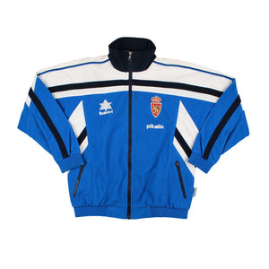 Real Zaragoza 1999-00 Luanvi Training Jacket (XL Boys) (Excellent)_0