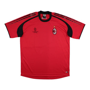 AC Milan 2004-05 Adidas Champions League Training Shirt (L) (Costa 10) (Very Good)_2