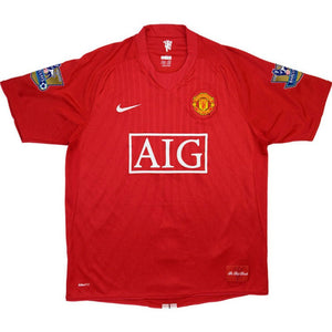 Manchester United 2008-09 Home Shirt (S) (Very Good)_0