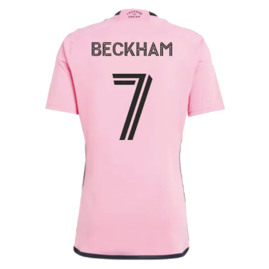 Inter Miami 2024-2025 home shirt (Beckham 7) (S) (Excellent)_0