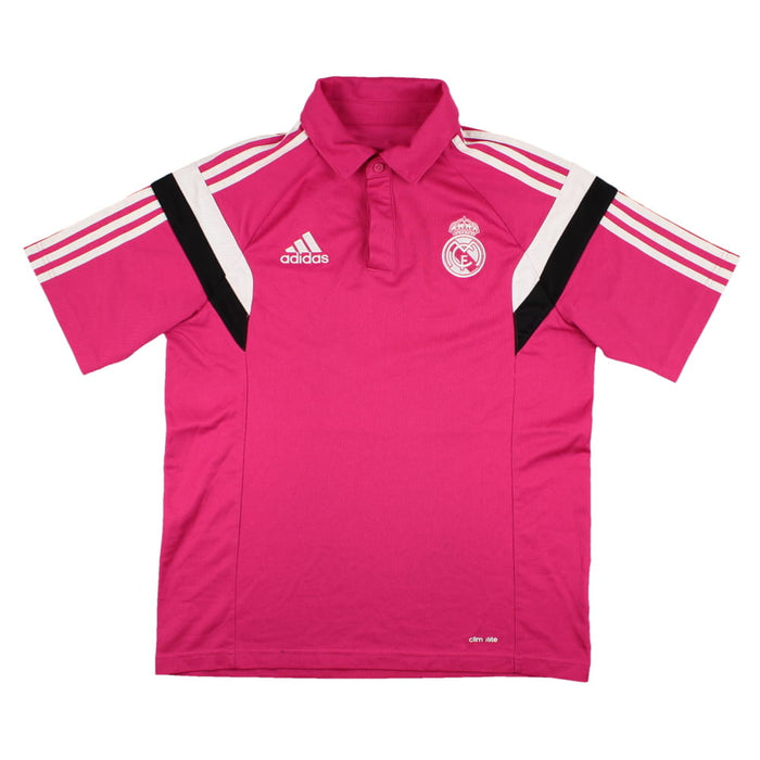 Real Madrid 2014-15 Adidas Polo Shirt (M) (Very Good)