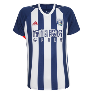 2017-2018 West Brom Adidas Home Football Shirt (Excellent)_0