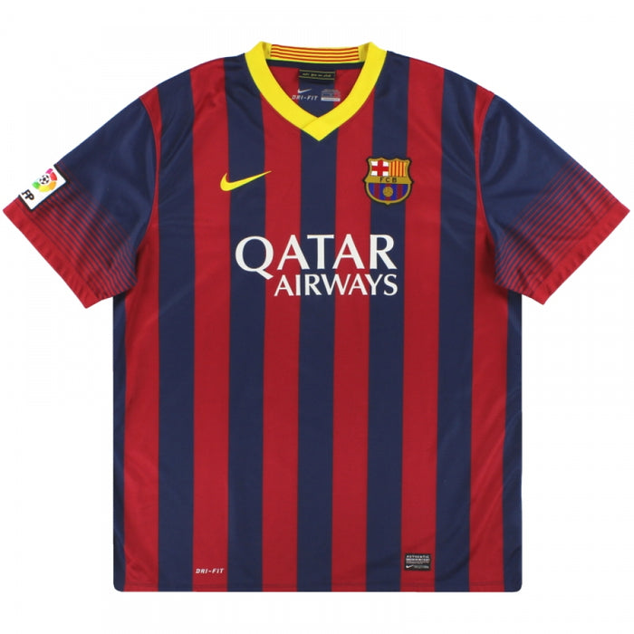 Barcelona 2013-14 Home Shirt (L) (Very Good)