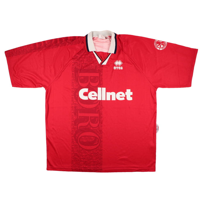 Middlesbrough 1996-97 Home Shirt (2XL) (Excellent)