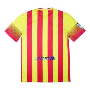 Barcelona 2013-14 Away Shirt ((Good) L)_1