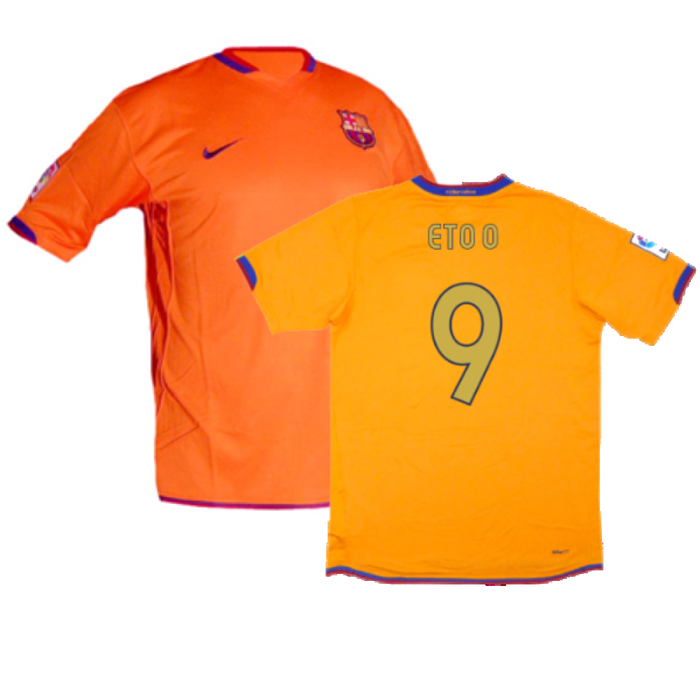 Barcelona 2006-07 Away Shirt (S) (Excellent) (Eto O 9)