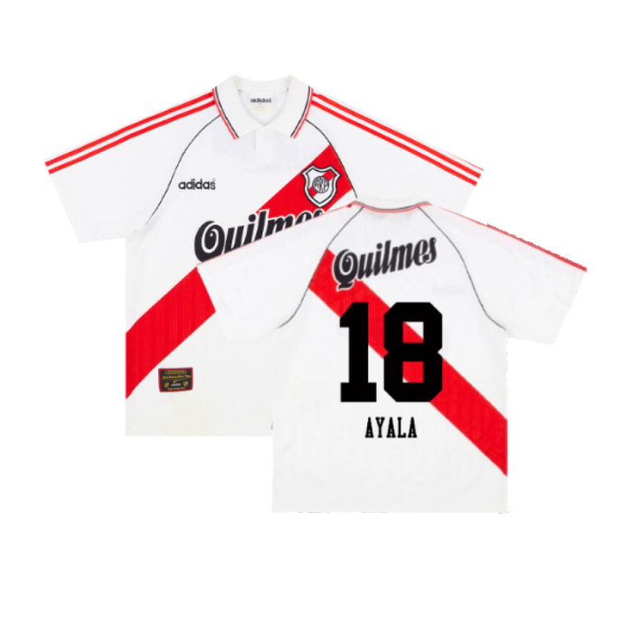 1995-96 River Plate Home Shirt (Good) (Ayala 18)