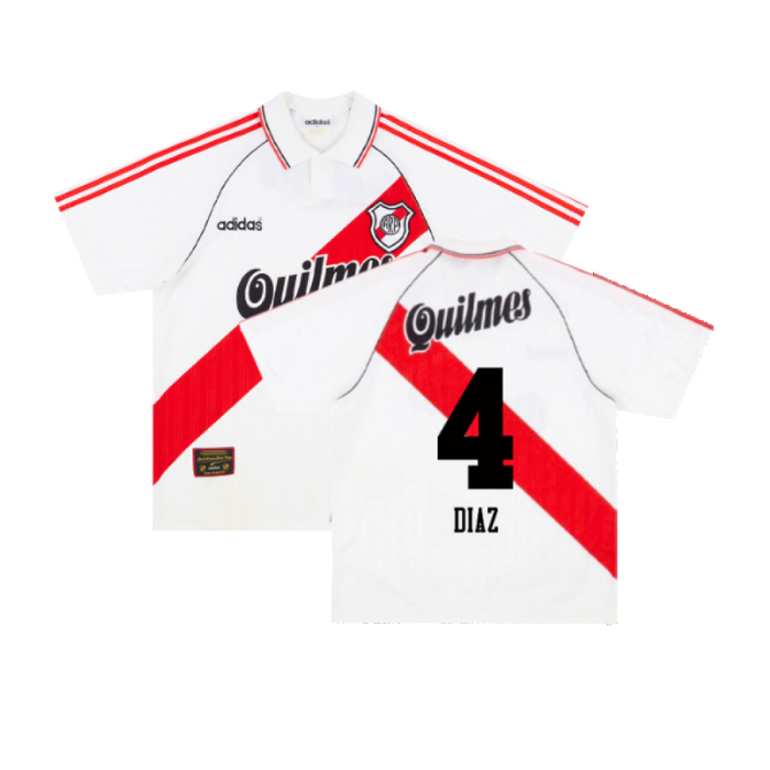 1995-96 River Plate Home Shirt (Good) (Diaz 4)