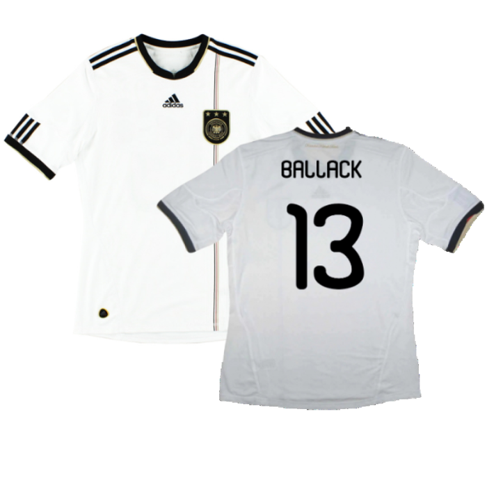 2010-11 Germany Home Shirt (M) (Very Good) (BALLACK 13)