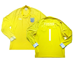 2010-2011 England Goalkeeper LS Shirt (Black) (Excellent) (Foster 1)_0