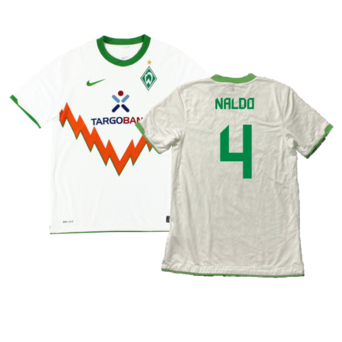 2010-2011 Werder Bremen Away Shirt (Very Good) (Naldo 4)