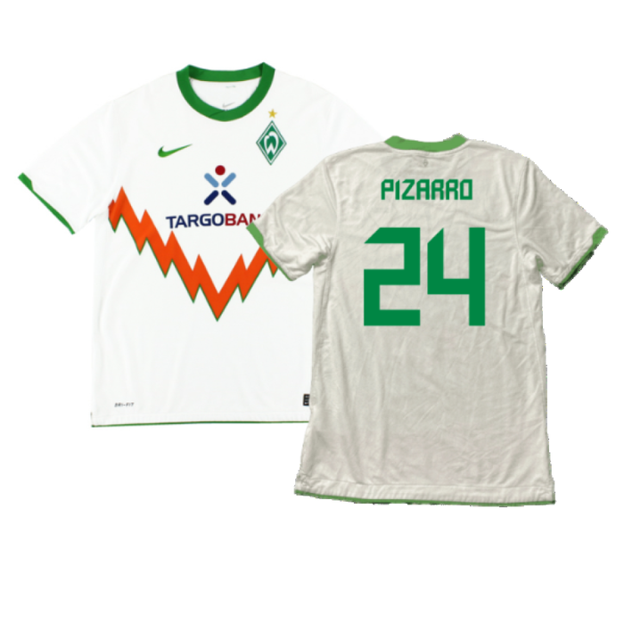 2010-2011 Werder Bremen Away Shirt (Very Good) (Pizarro 24)