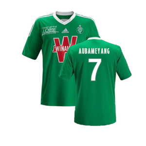 Saint Etienne 2013-14 Home Shirt (M) (Excellent) (AUBAMEYANG 7)_0