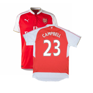 2015-2016 Arsenal Home Shirt (Excellent) (CAMPBELL 23)_0