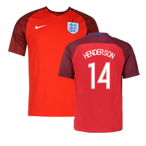 England 2016-17 Away Football Shirt (XL.Boys) (Excellent) (Henderson 14)_0