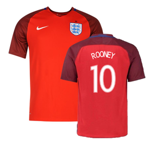 England 2016-17 Away Football Shirt (XL.Boys) (Excellent) (Rooney 10)_0