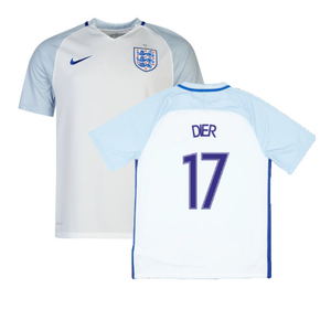 2016-2017 England Home Nike Football Shirt (L) (Excellent) (Dier 17)_0