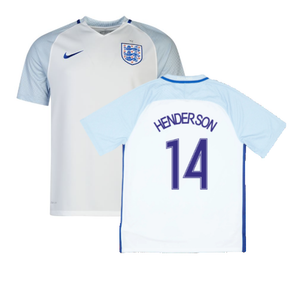 2016-2017 England Home Nike Football Shirt (L) (Excellent) (Henderson 14)_0