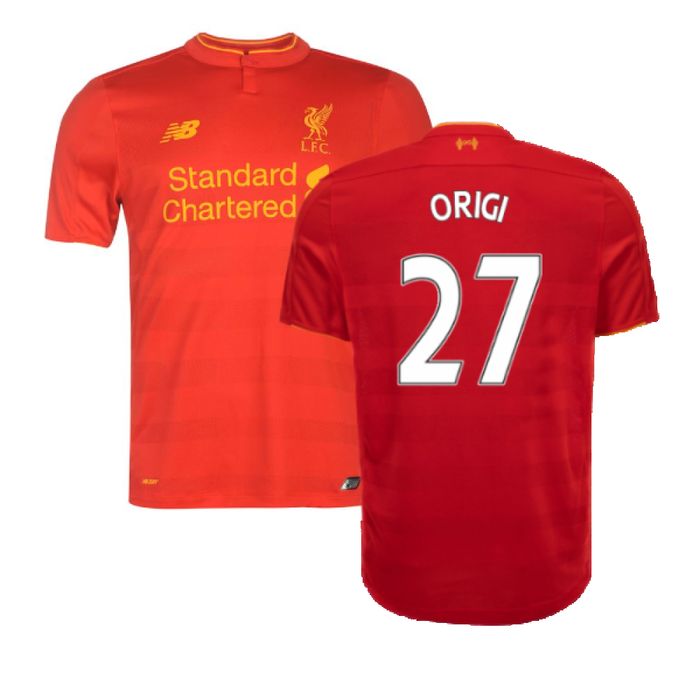 Liverpool 2016-17 Home Shirt (Good) (Origi 27)