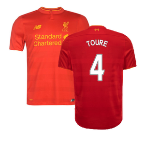 Liverpool 2016-17 Home Football Shirt (Excellent) (Toure 4)_0