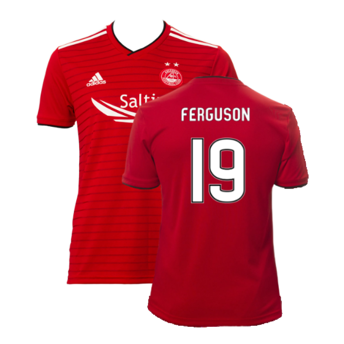 Aberdeen 2018-19 Home Shirt (Excellent) (Ferguson 19)