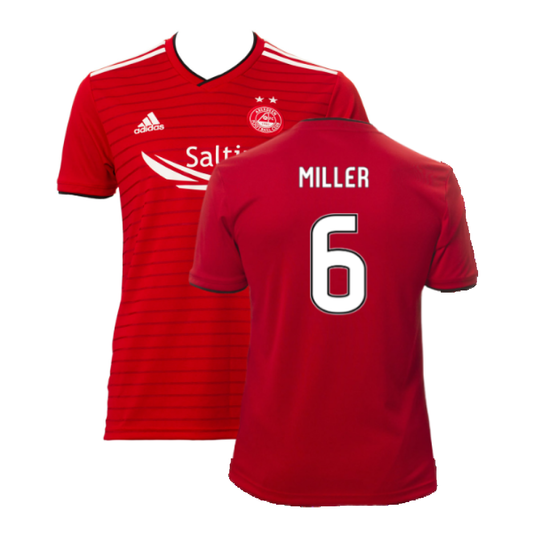 Aberdeen 2018-19 Home Shirt (Excellent) (Miller 6)_0
