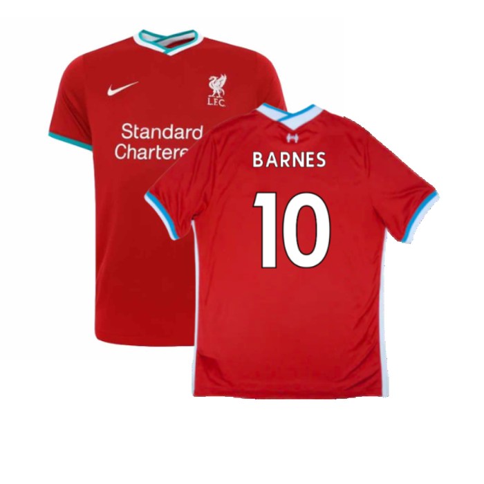 2020-2021 Liverpool Home Shirt (M) (Fair) (BARNES 10)