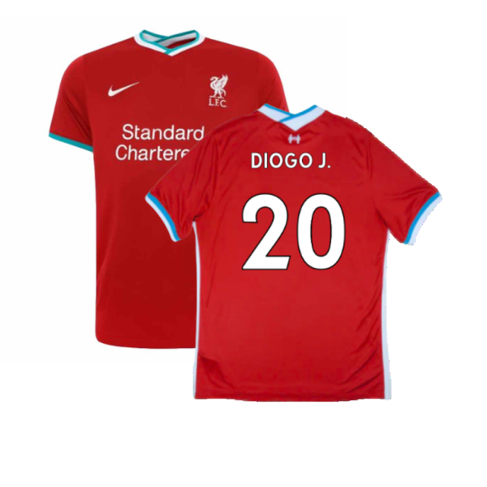 2020-2021 Liverpool Home Shirt (S) (Mint) (DIOGO J. 20)