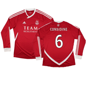 Aberdeen 2011-2012 Home Long Sleeve Shirt (L) (Very Good) (Considine 6)_0