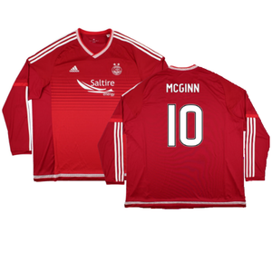 Aberdeen 2015-2016 Home Long Sleeve (3XL) (Excellent) (McGinn 10)_0