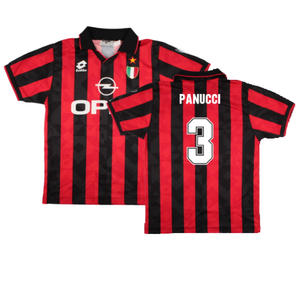 AC Milan 1994-96 Home Shirt (M) (Excellent) (Panucci 3)_0