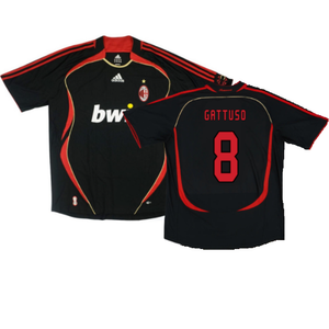 AC Milan 2006-07 Third Shirt (Excellent) (Gattuso 8)_0