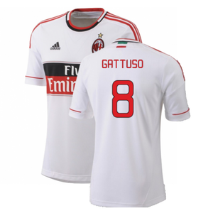 AC Milan 2012-13 Away Shirt (M) (Good) (Gattuso 8)_0