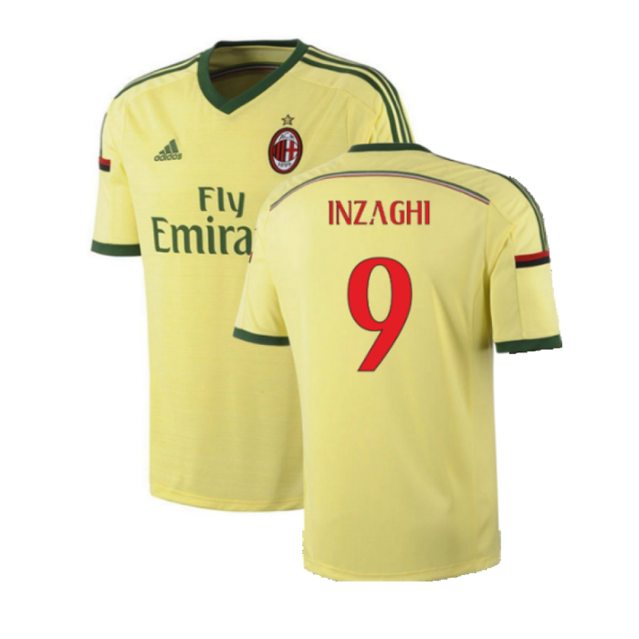 AC Milan 2014-15 Third Shirt (XL) (Very Good) (Inzaghi 9)