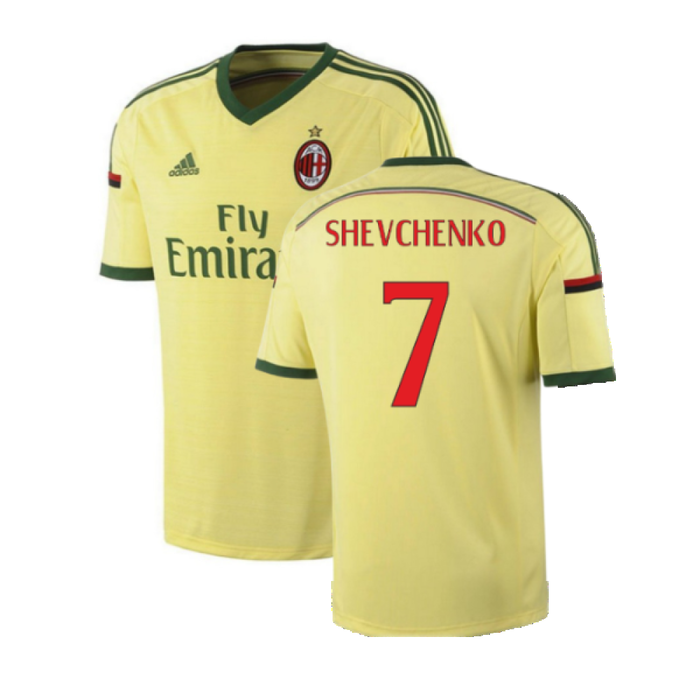 AC Milan 2014-15 Third Shirt (XL) (Very Good) (Shevchenko 7)