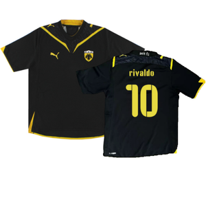 AEK Athens 2009-10 Away Shirt (M) (Excellent) (Rivaldo 10)_0