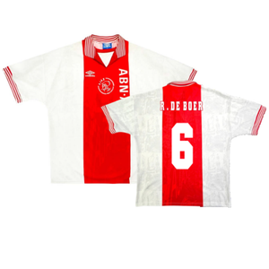 Ajax 1996-97 Home Shirt (Excellent) (R.De Boer 6)_0