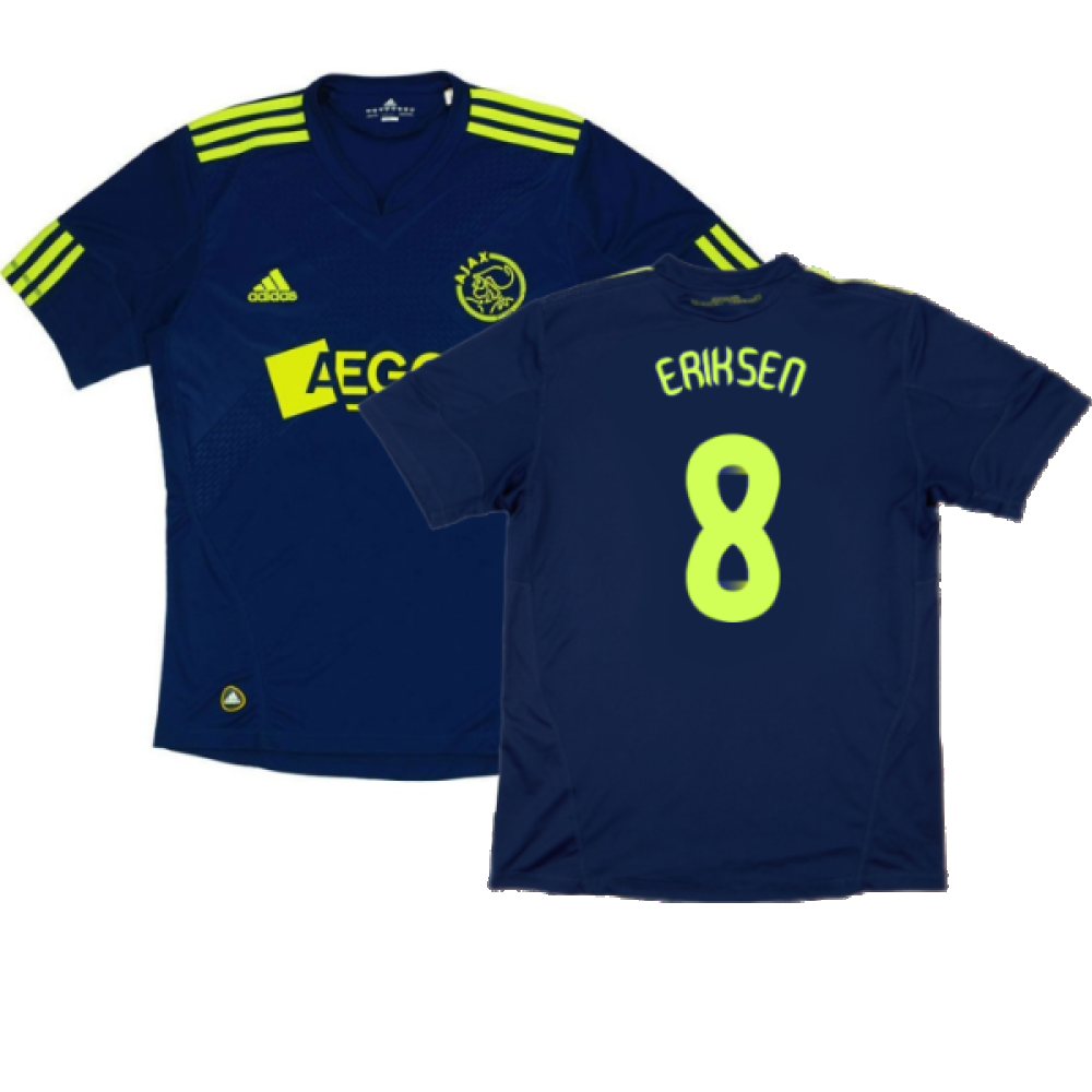 Ajax 2010-11 Away Shirt (XL) (Excellent) (Eriksen 8)_0