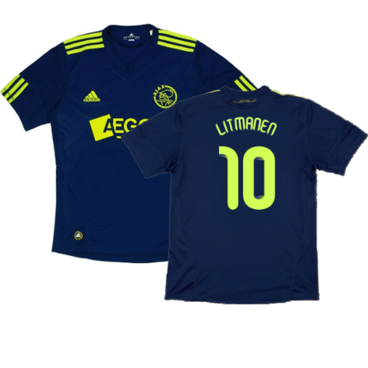 Ajax 2010-11 Away Shirt (XL) (Excellent) (Litmanen 10)_0