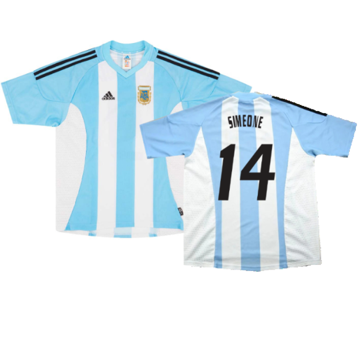 Argentina 2002-04 Home Shirt (L) (Excellent) (Simeone 14)