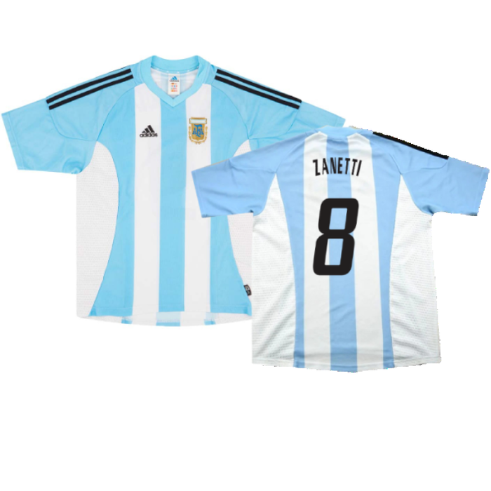 Argentina 2002-04 Home Shirt (L) (Excellent) (Zanetti 8)