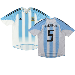 Argentina 2004-05 Home Shirt (XL) (Good) (Mascherano 5)_0