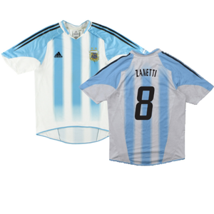 Argentina 2004-05 Home Shirt (XL) (Good) (Zanetti 8)_0